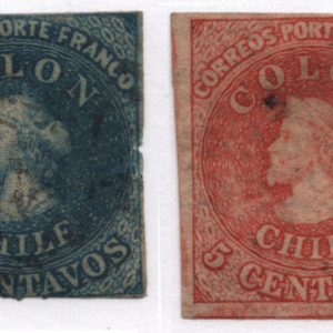 Chile Scott 2 & 14 with flaws CV $170