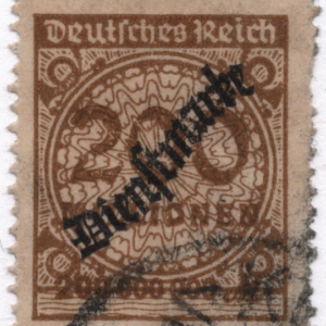 Germany Scott O41 used CV $150