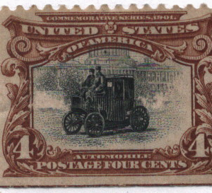 1901 U.S. Mint no gum, hinge remnant Scott 296 CV $70