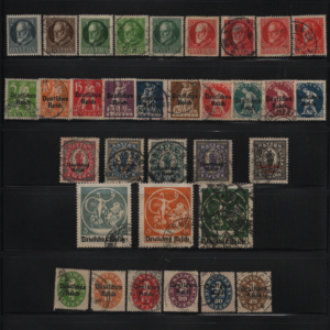 Bavaria 1876-1920 Scott 39-43, 94-101, 256-273, O52-63 CV $116
