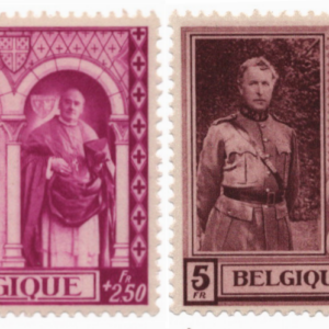 1939 Belgium Scott B254-B255 CV $19