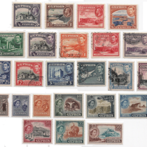 Cyprus Assortment M & U Scott 127-129,143-151, 168-176, 178 CV $32