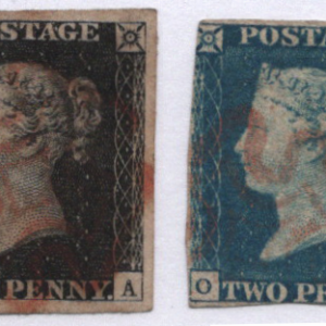 1840 Great Britain Scott 1 & 2 CV $1350