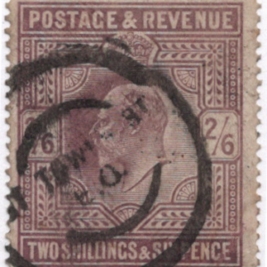 1902-11 Great Britain 2sh6 lilac Scott 139 CV $150