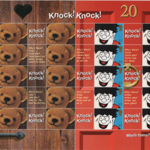1991 Great Britain Teddy Bear & Dennis the Menace Sheet of 20 Scott 1365a CV $33