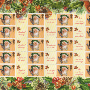 1997 Great Britain Santa Claus with Cracker Scott 1777c CV $40
