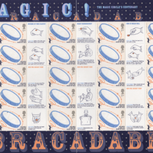 2005 Great Britain The Magic Circle Centenary Sheet of 20 with labels Scott 2273d CV $40