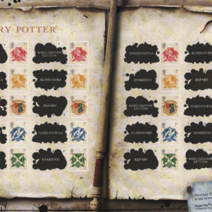 Place your thumb on the label and count to ten, to reveal the secret spell.
