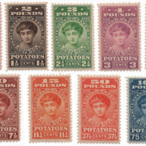 U.S. Potato Tax Stamps mnh Scott RI1-17, RI9,RI10 CV $47
