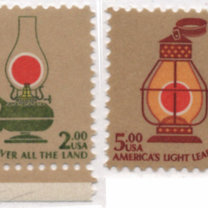 U.S. America's Light Set of 4 Scott 1608-1612 Face $8.50 CV $15