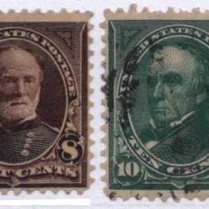 U.S.Bureau Issues 1894 Scott 246,257,258,260 CV $187